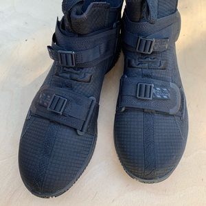 Black Nike Lebron High-tops 9